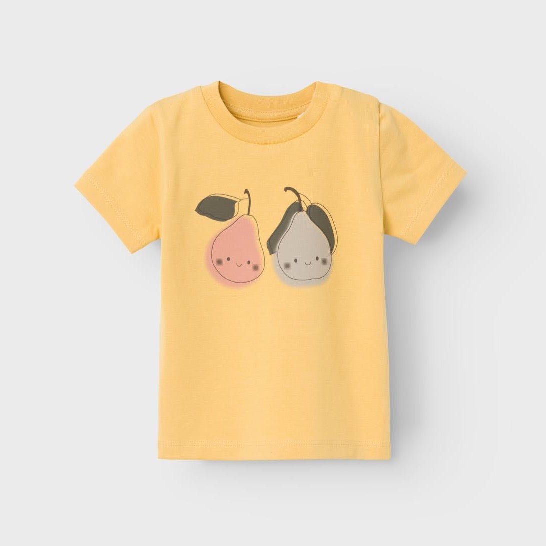 Conjunto Bebé Camiseta+Shorts Pears Name It-Name It-PetitGegant