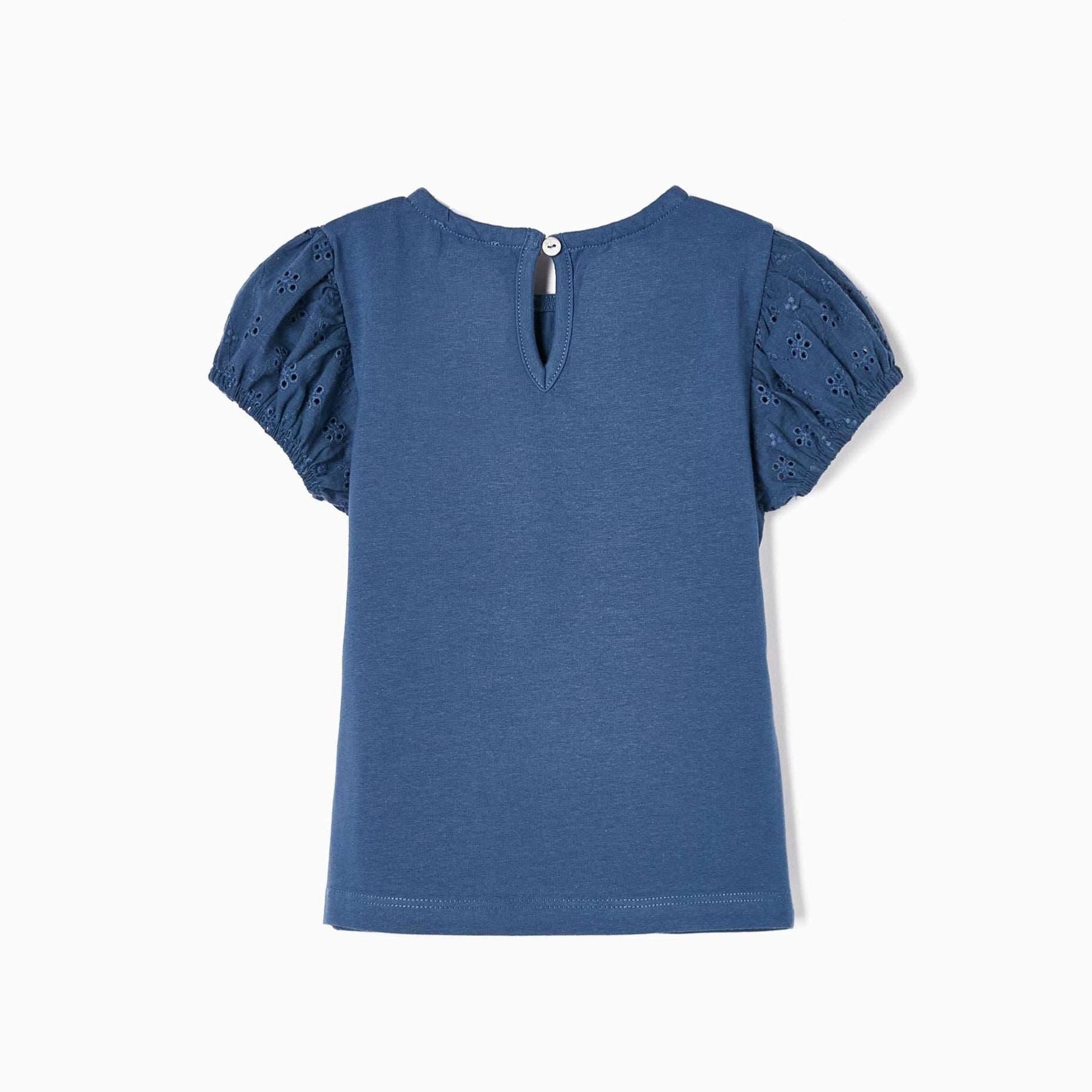 Camiseta bebé Azul con Bordado ZY (Última talla 12/18m)-Zippy-PetitGegant