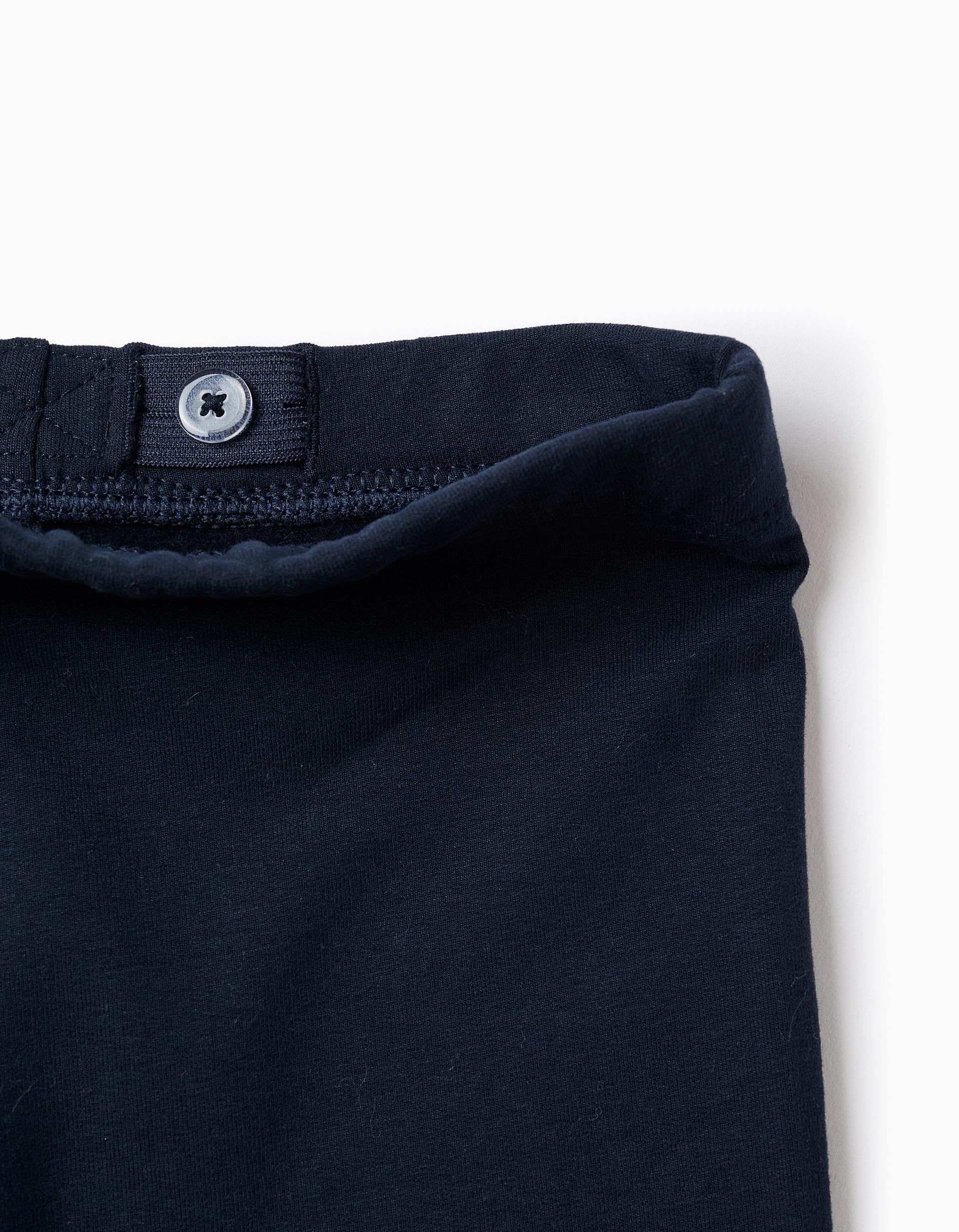 Legging Perchado para Niña, Azul Oscuro ZY