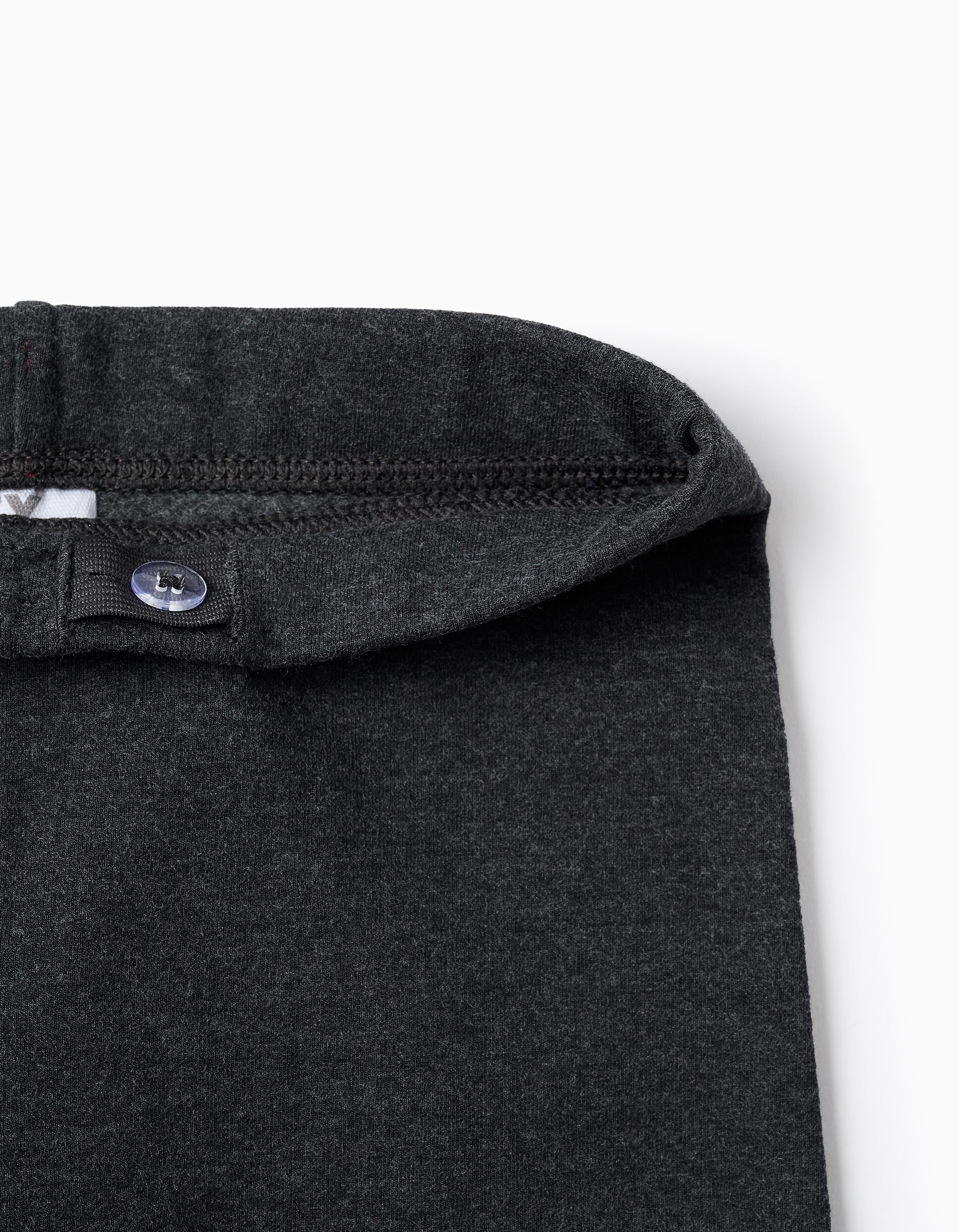 Legging Perchado para Niña, Grisl Oscuro ZY