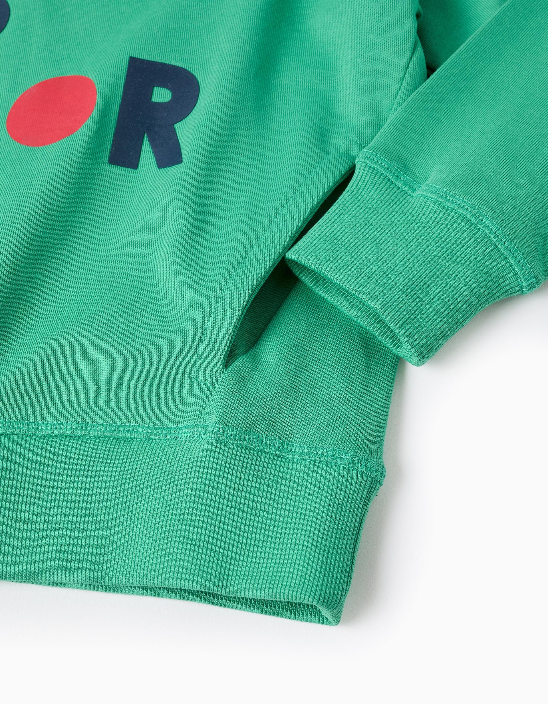 Sudadera Verde con Capucha  ZY