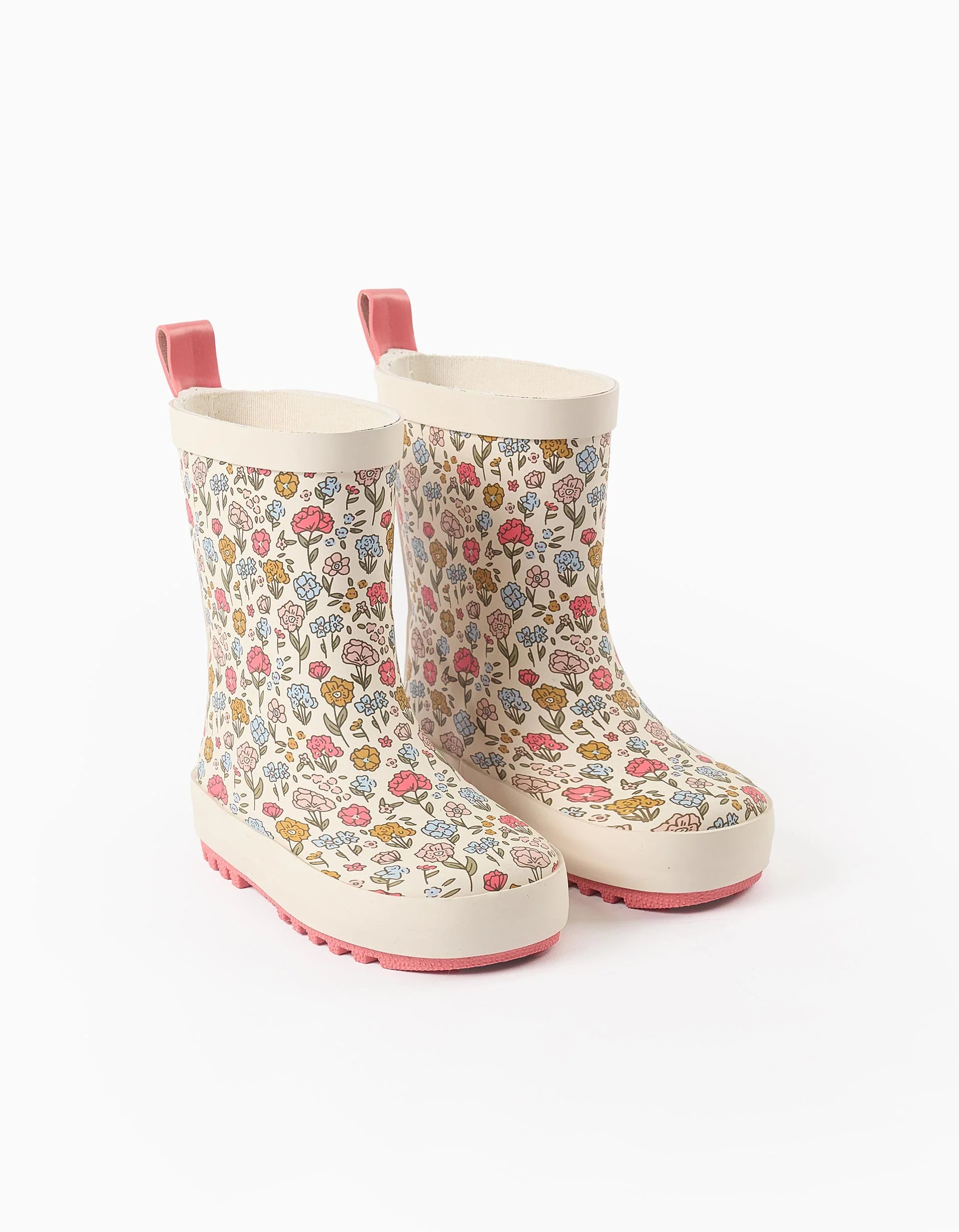 Botas de Agua con Motivo Floral Bebé