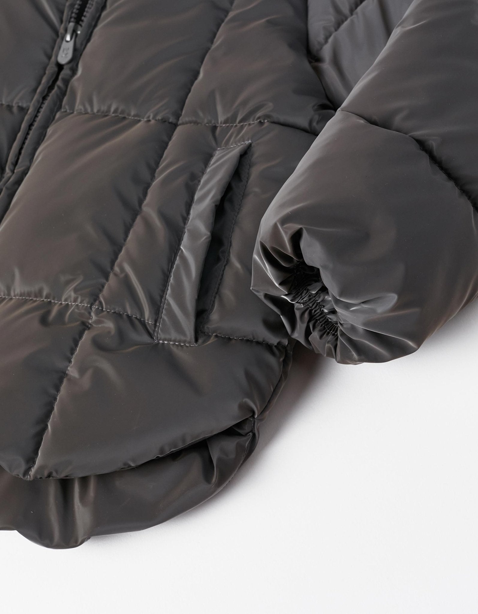 Abrigo Acolchado Puffer Gris Oscuro Zy - Zippy - PetitGegant