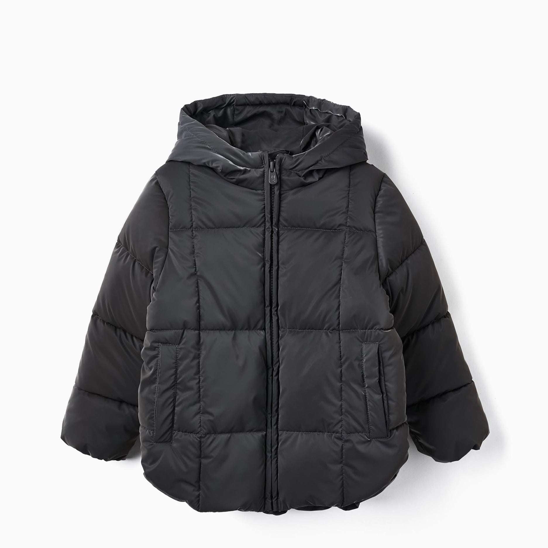 Abrigo Acolchado Puffer Gris Oscuro Zy - Zippy - PetitGegant