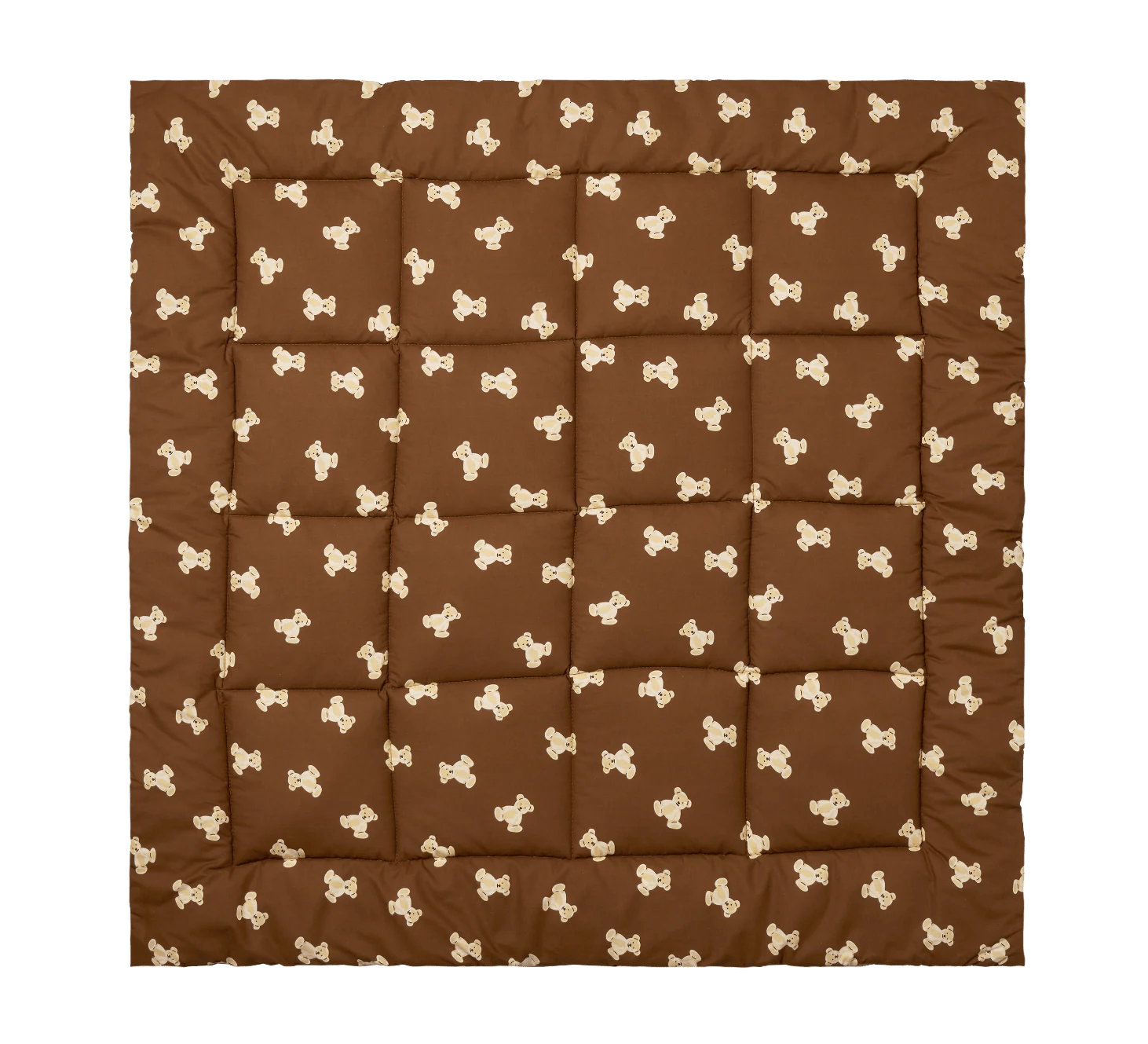 Alfombra Para Bebé 120x120 cm Teddy Mocca Molis & Co - Molis&Co - PetitGegant