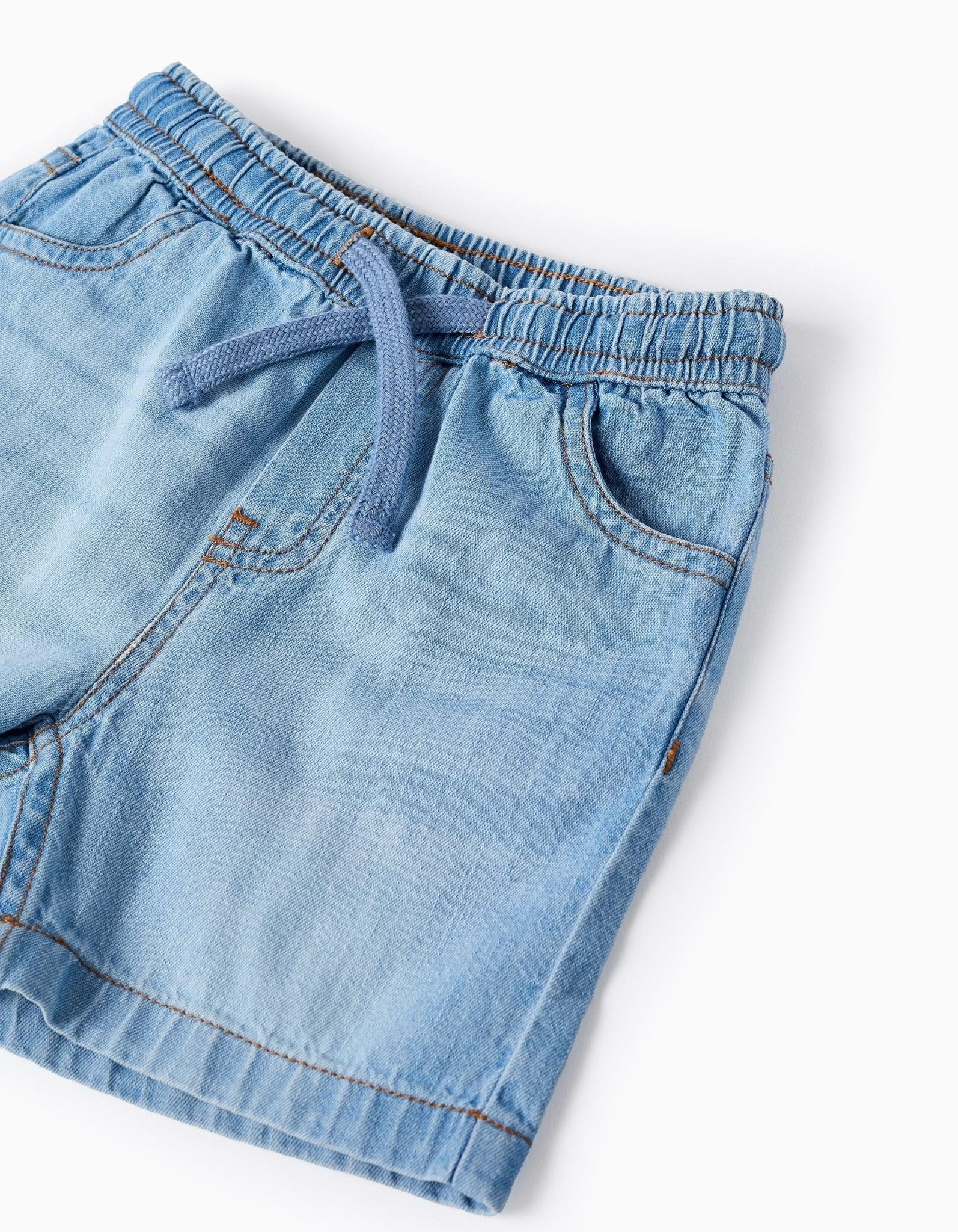 Bermuda Bebé Light Denim Azul Claro Zy - Zippy - PetitGegant