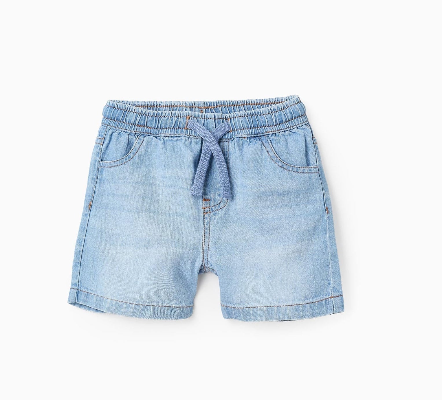 Bermuda Bebé Light Denim Azul Claro Zy - Zippy - PetitGegant