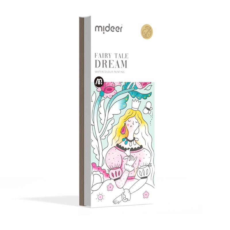 Bloc De Viaje Colorear Con Acuarelas Fairy Tale Mideer - Mideer - PetitGegant