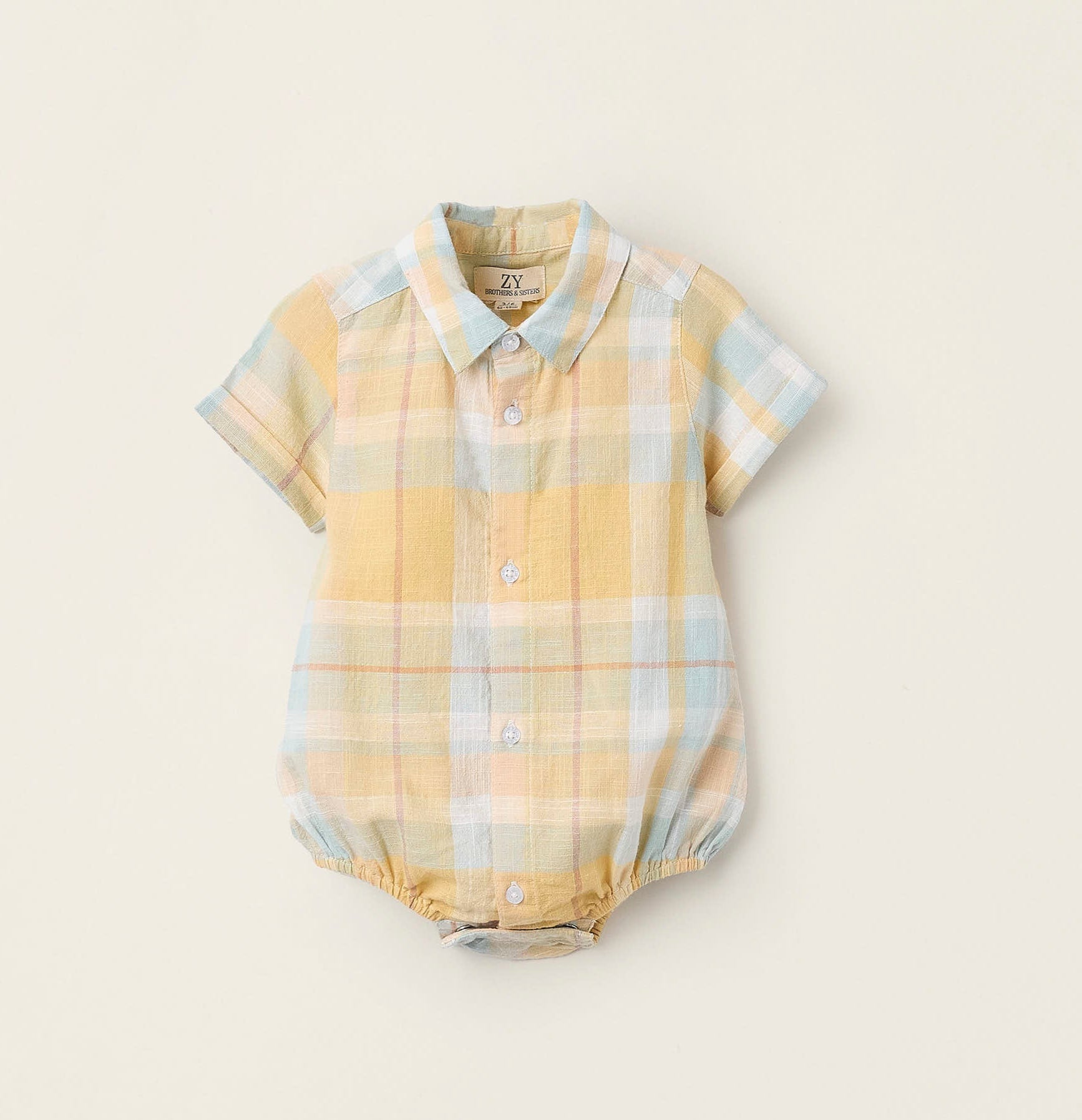 Body - camisa Bebé Algodón Cuadros ZY - Zippy - PetitGegant