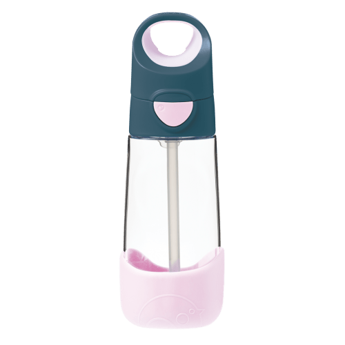 Botella de tritán con pajita 450ml B.Box - Indigo Rose - bbox - PetitGegant