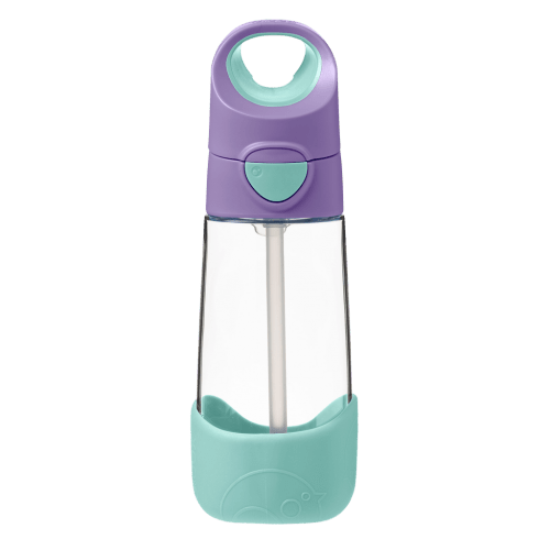 Botella de tritán con pajita 450ml B.Box - Lilac Pop - bbox - PetitGegant