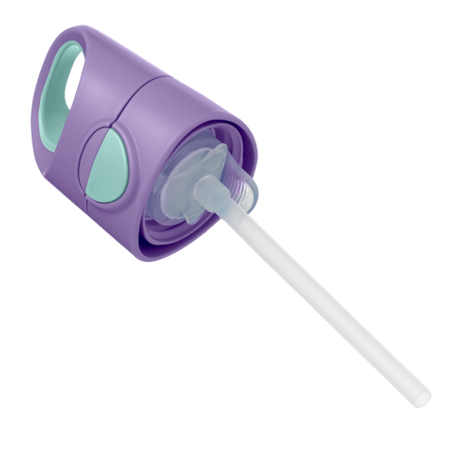 Botella de tritán con pajita 450ml B.Box - Lilac Pop - bbox - PetitGegant