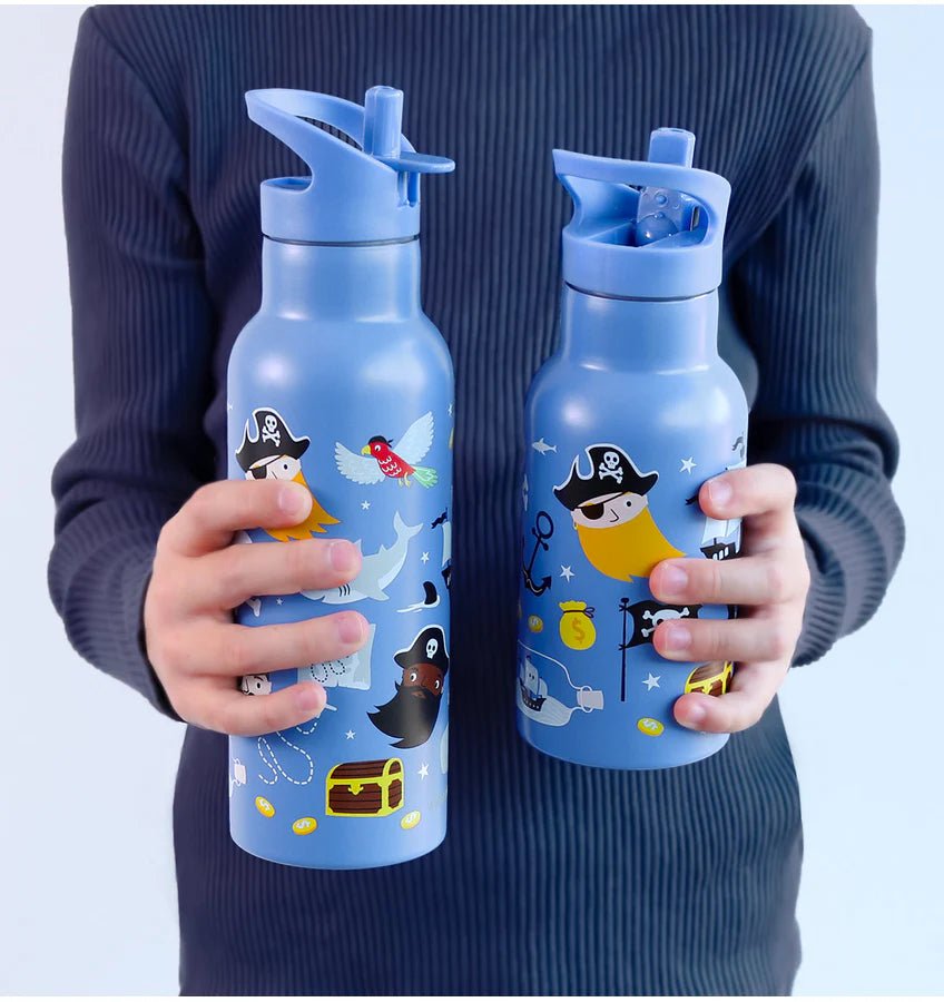 Botella Térmica 350ml Acero Inox. Pirata A Little Lovely - A little lovely company - PetitGegant