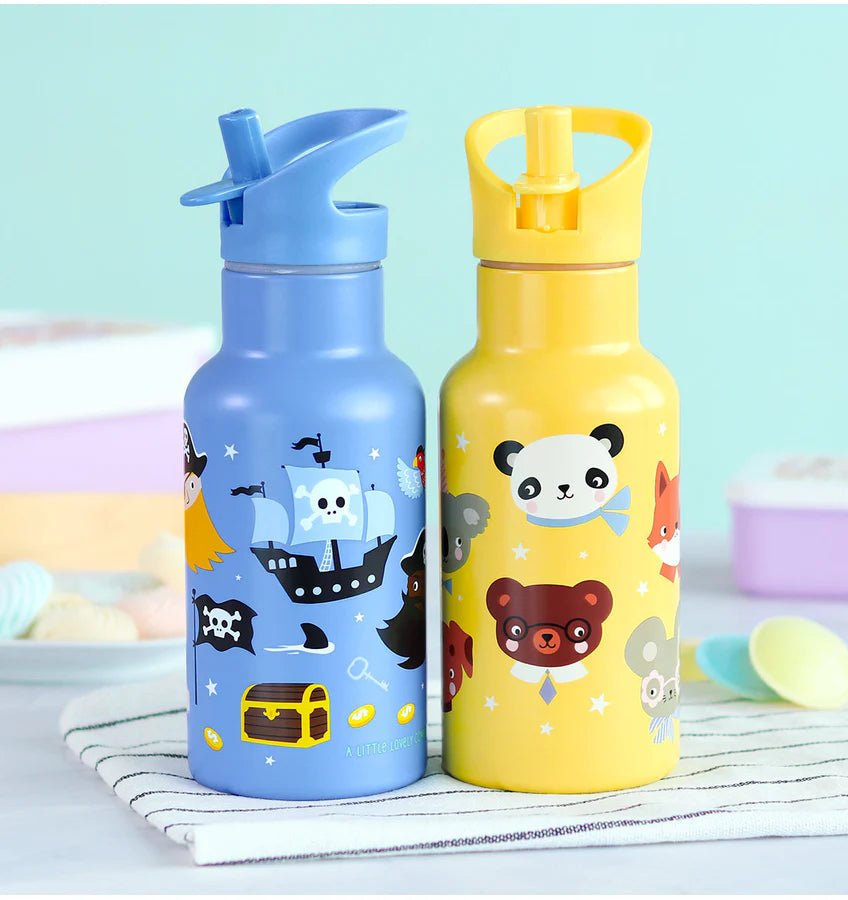 Botella Térmica 350ml Acero Inox. Pirata A Little Lovely - A little lovely company - PetitGegant