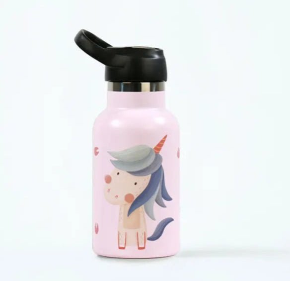Botella - termo 350Ml Marta Munté - Unicorn tapón sport Runbott - Runbott - PetitGegant