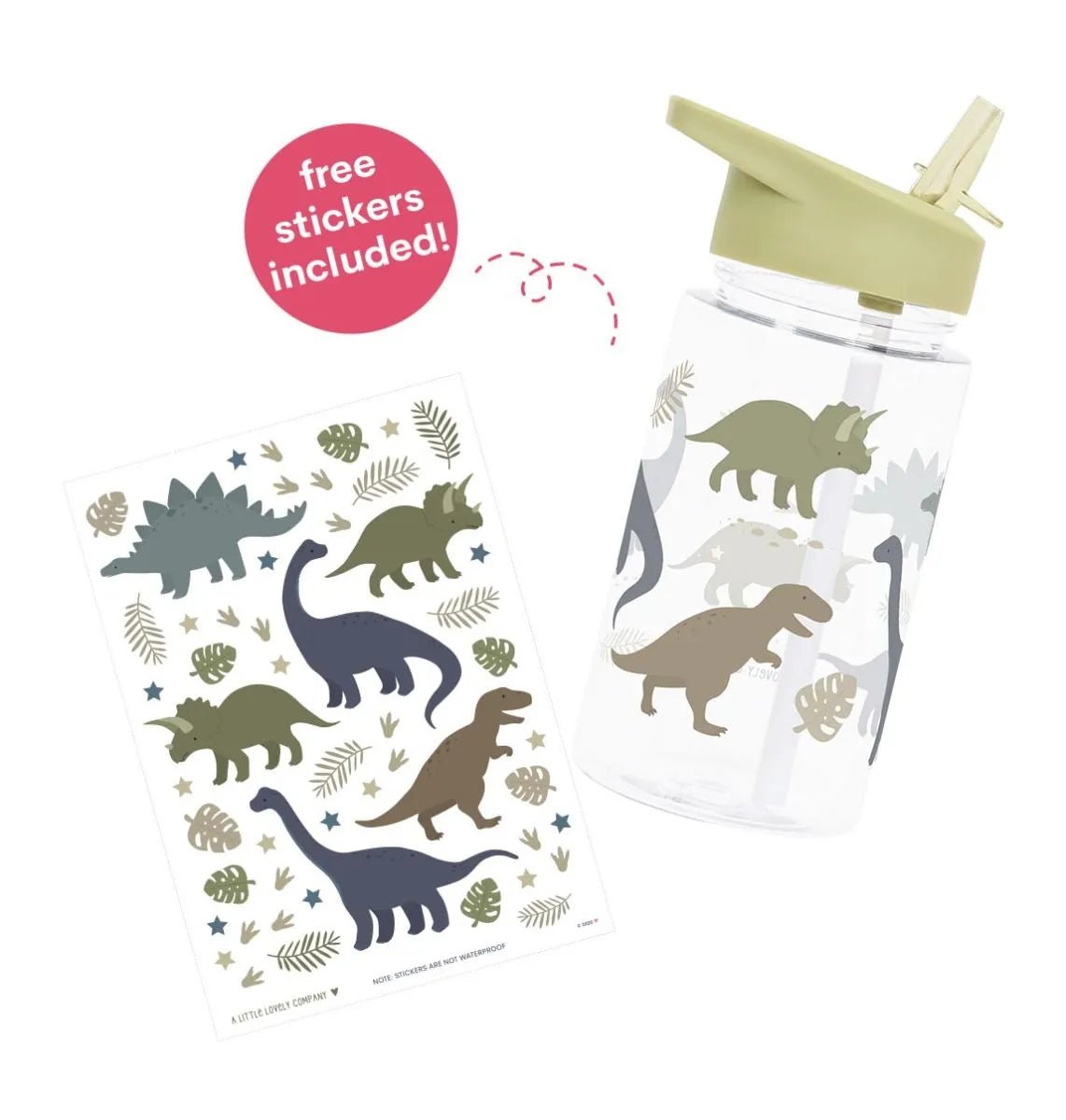 Botella tritan Dino A Little Lovely - A little lovely company - PetitGegant