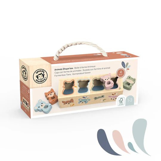 Caja Encajable Animalitos Bosque Speedy Monkey - Toopiz - PetitGegant