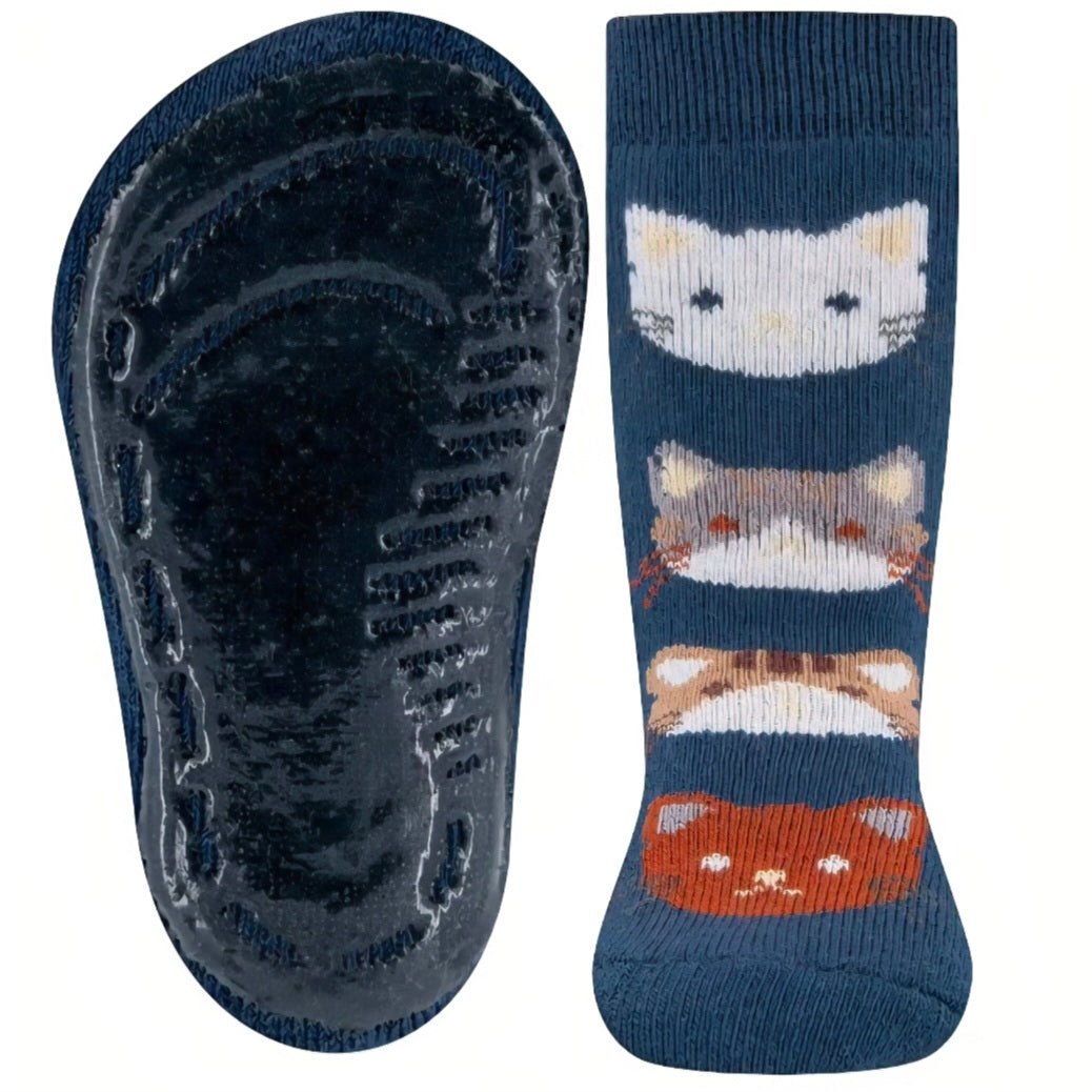 Calcetines Antideslizantes Gatitos Azul Ewers - Ewers - PetitGegant