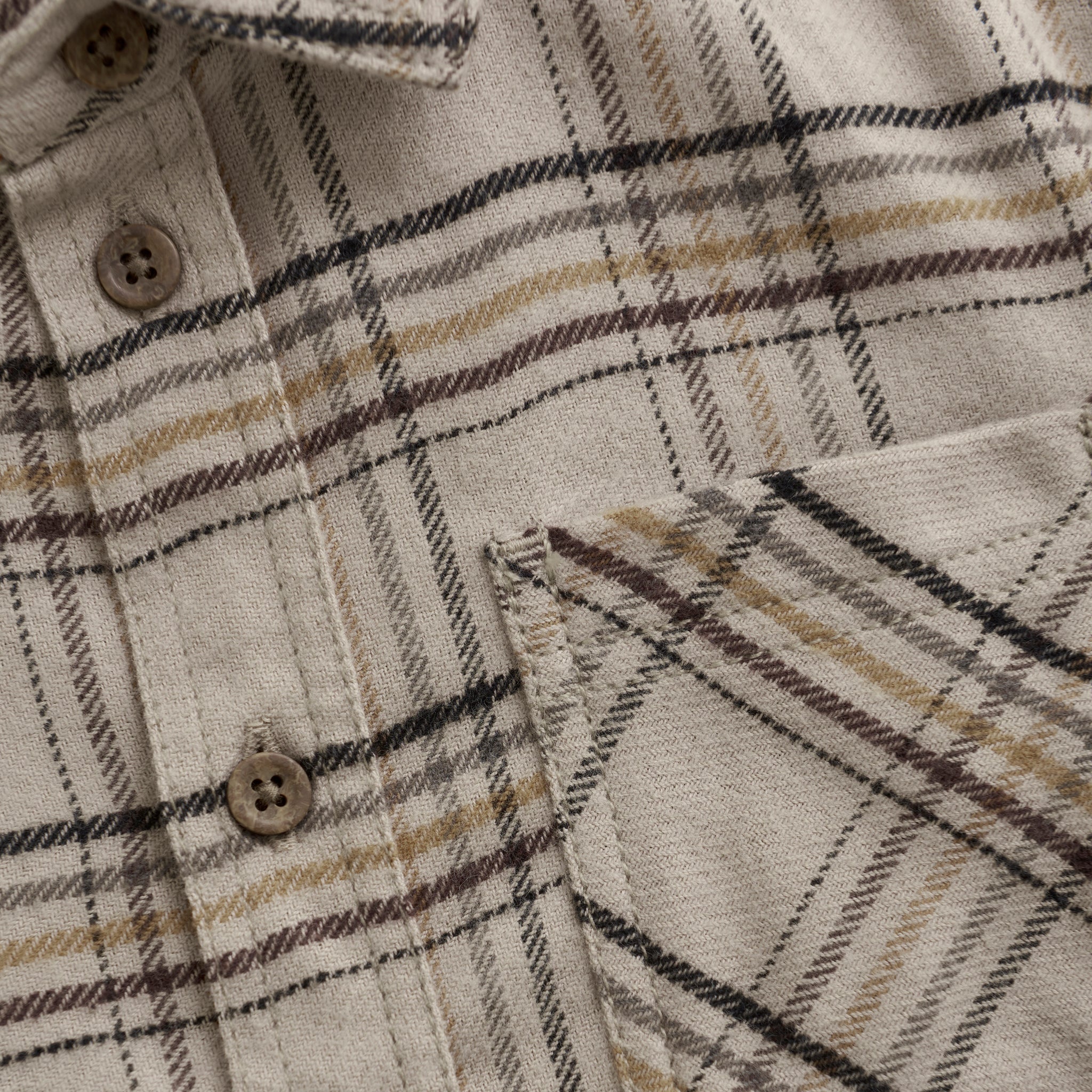 Camisa de Franela de Cuadros Oxford Tan Minymo - Minymo - PetitGegant