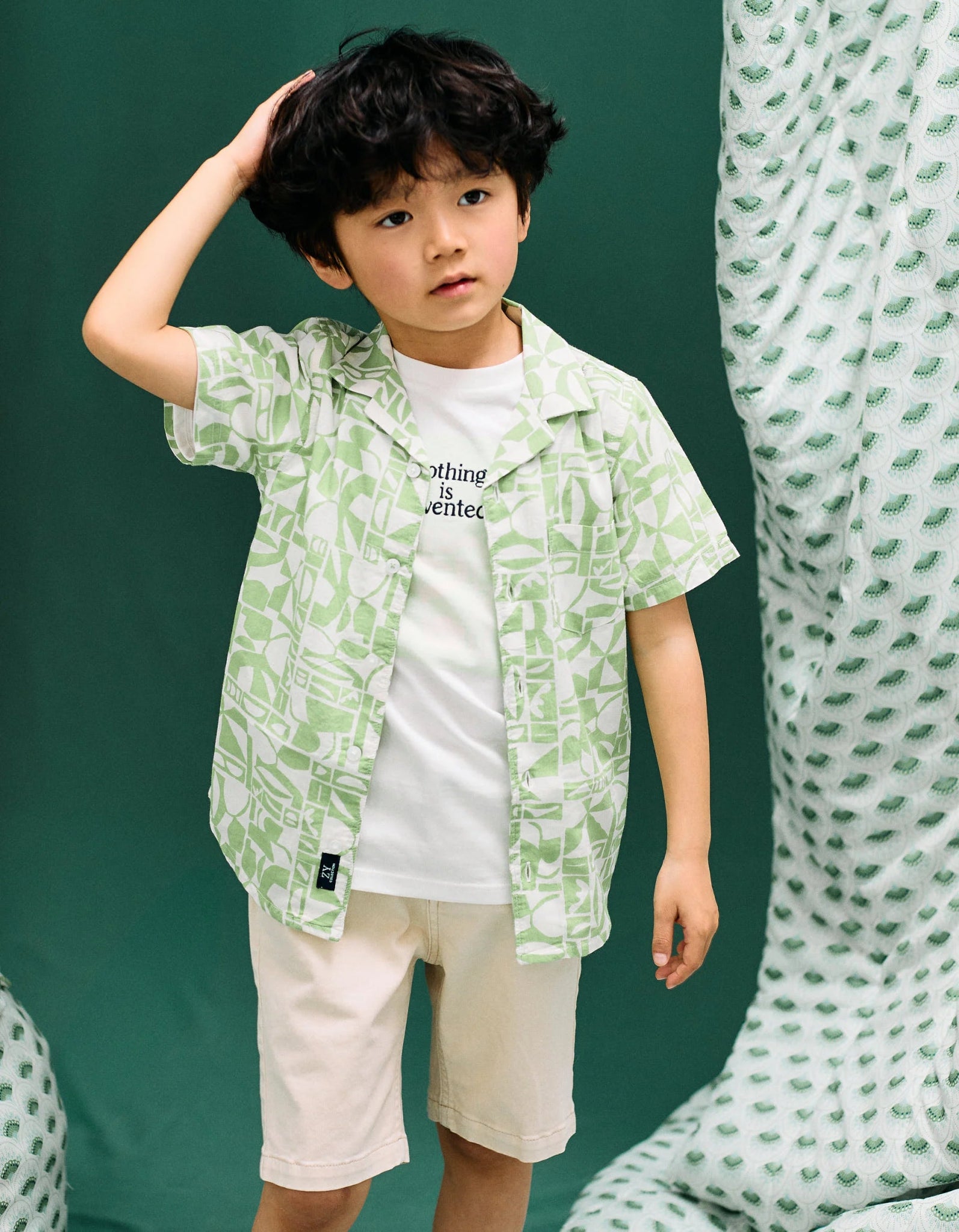 Camisa de Manga Corta con Estampado ZY - Zippy - PetitGegant