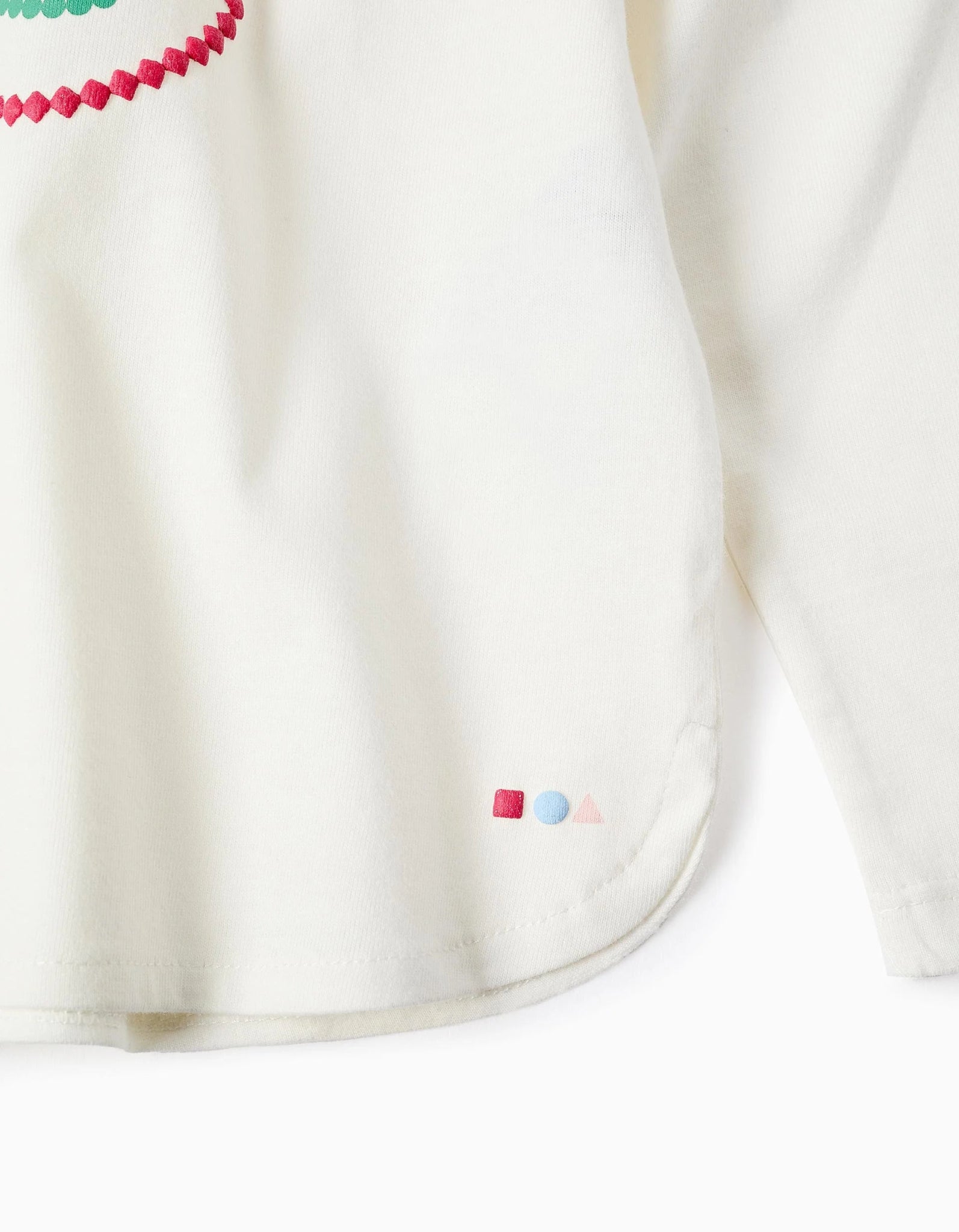Camiseta Algodón Flor Multicolor Relieve Zy - Zippy - PetitGegant