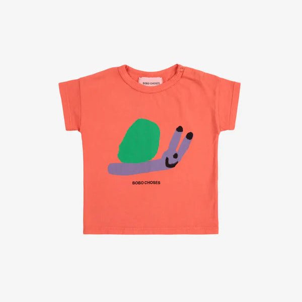 Camiseta Bebé Funny Snail Bobo Choses - Bobo Choses - PetitGegant