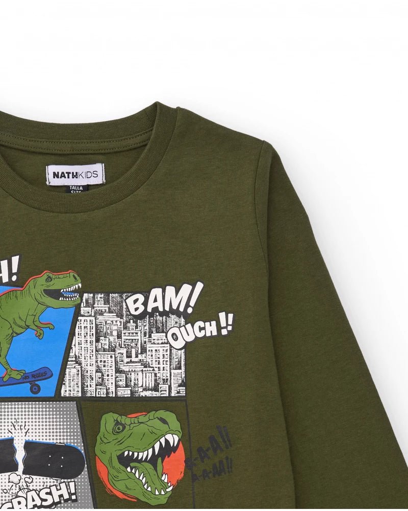 Camiseta Comic Jurassic Town Nath Kids - Nath Kids - PetitGegant