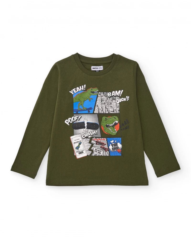 Camiseta Comic Jurassic Town Nath Kids - Nath Kids - PetitGegant