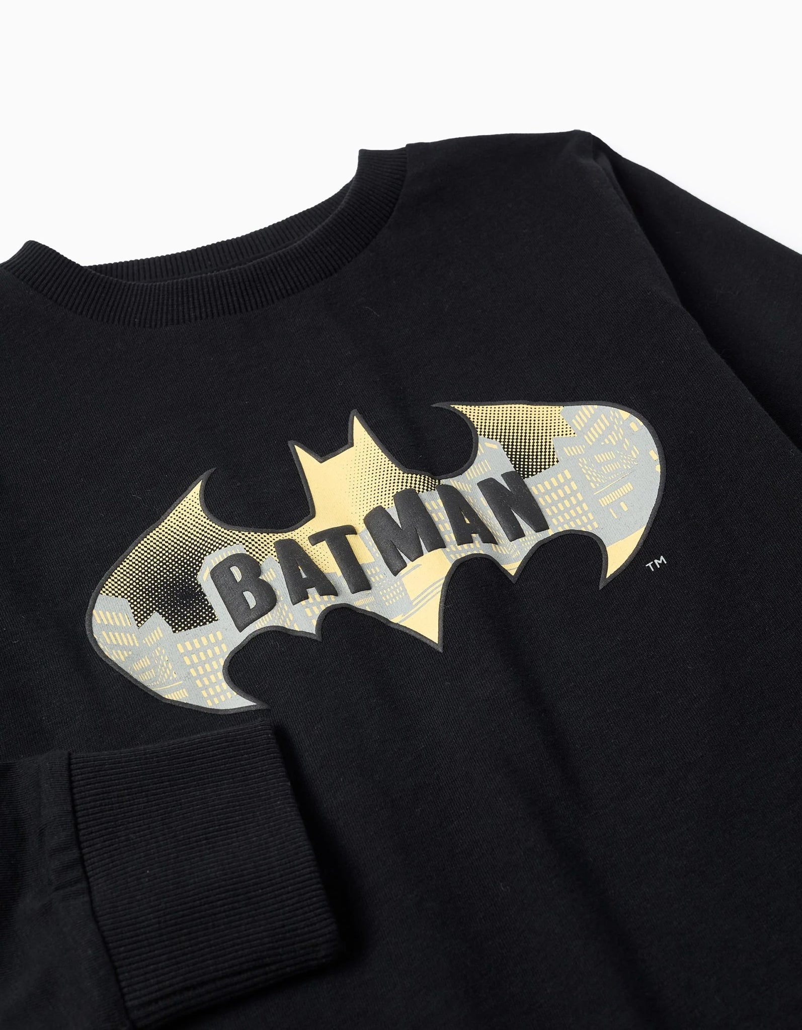 Camiseta negra de manga larga Batman Zy - Zippy - PetitGegant