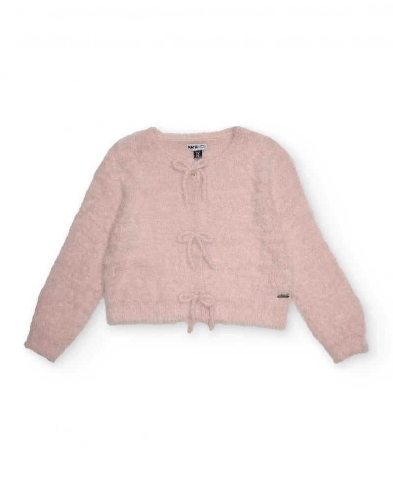 Cárdigan Punto Suave Juliet Black Swan Nath Kids - Nath Kids - PetitGegant