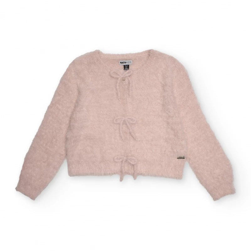 Cárdigan Punto Suave Juliet Black Swan Nath Kids - Nath Kids - PetitGegant
