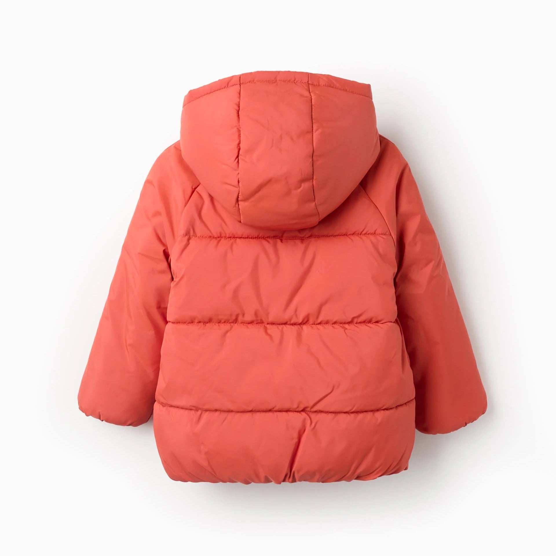 Chaqueta Acolchada Naranja con Capucha y Forro Polar ZY - Zippy - PetitGegant