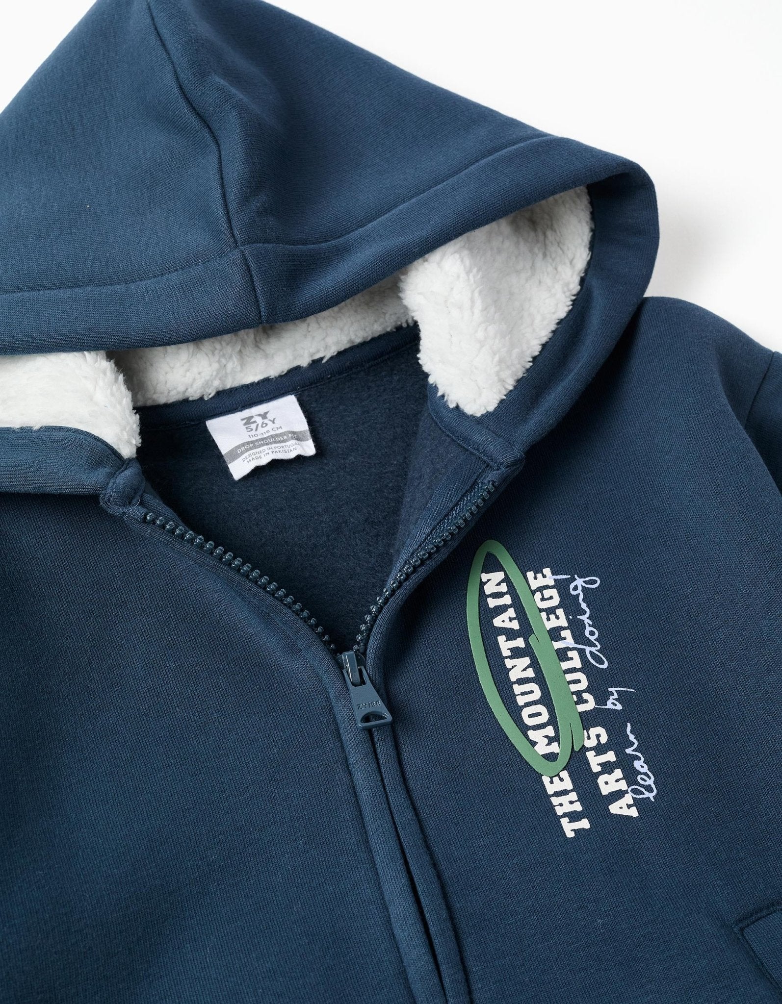 Chaqueta con capucha con estampado 'Arts College' ZY - Zippy - PetitGegant
