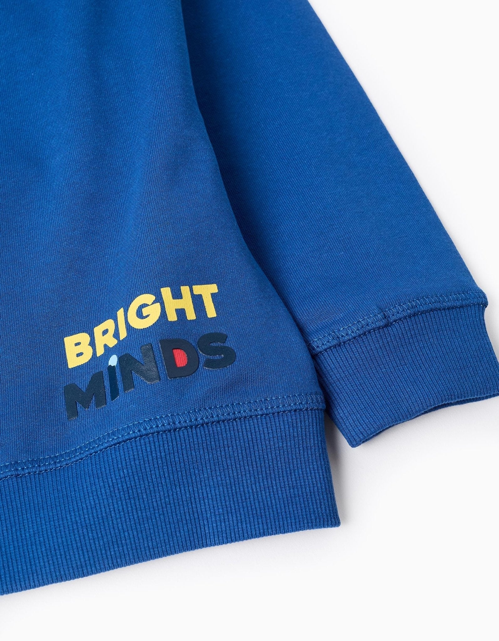 Chaqueta de Algodón con Capucha 'Bold Lines', Azul ZY - Zippy - PetitGegant