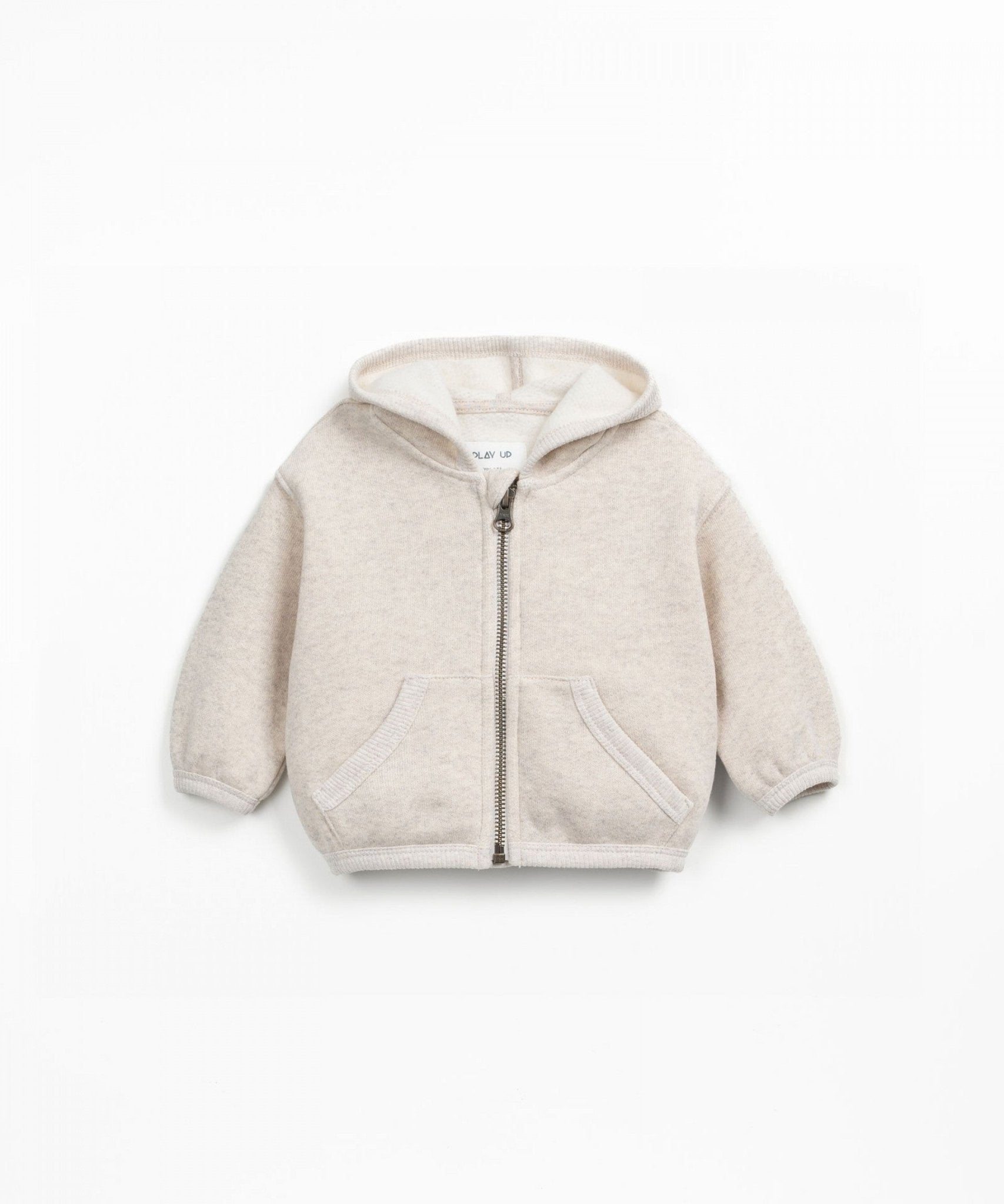 Chaqueta Felpa con Capucha Beige Play Up - PlayUp - PetitGegant