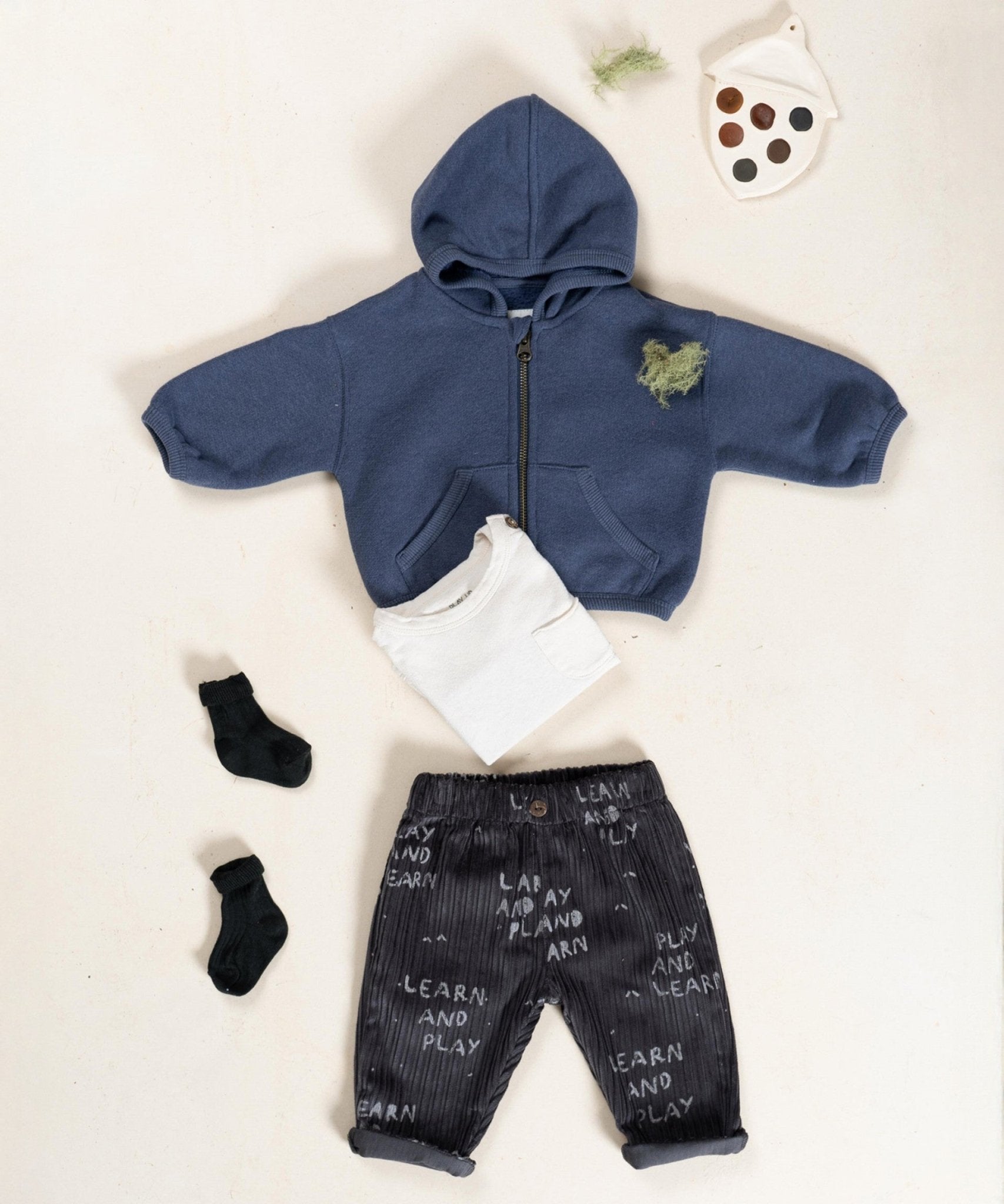 Chaqueta Felpa con Capucha Grafite Play Up - PlayUp - PetitGegant