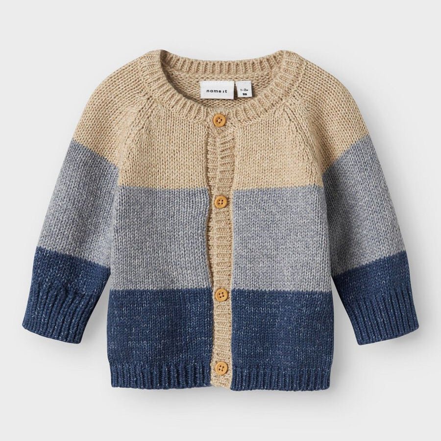 Chaqueta para Bebé de Punto Azul Name It - Name It - PetitGegant