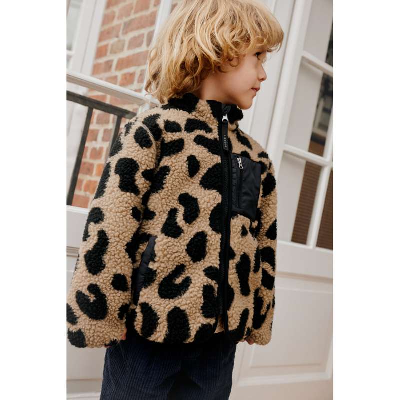 Chaqueta Polar Nolan Mega Leo/ Oat Mix Liewood - Liewood - PetitGegant