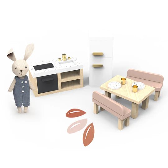 Cocina Casa de Muñecas con Muñeco Speedy Monkey - Toopiz - PetitGegant