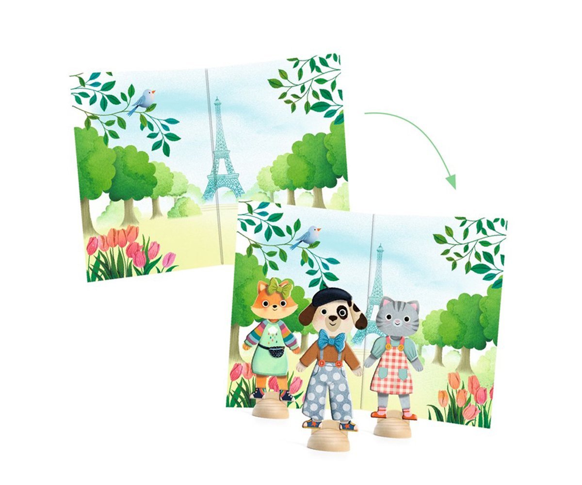 Collage Hallo Paris Djeco - Djeco - PetitGegant