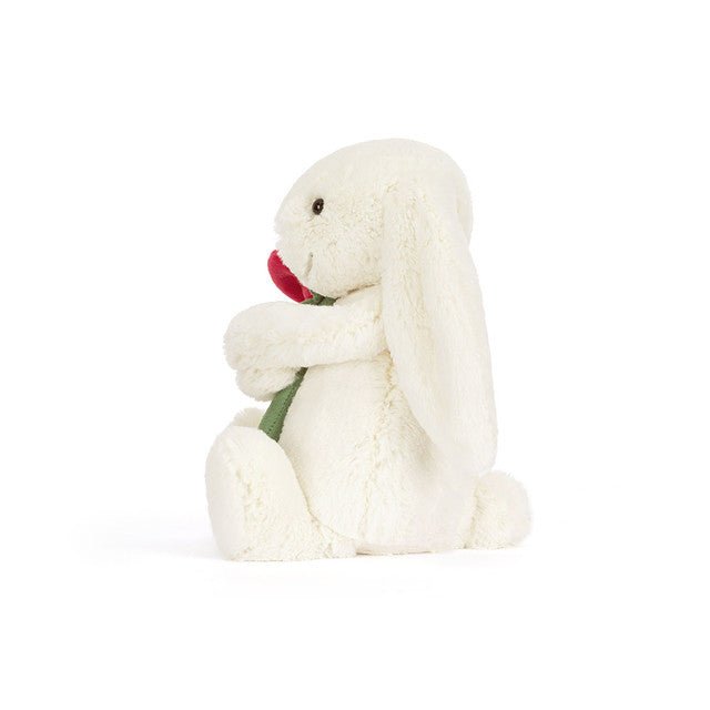 Conejito Cream Bunny With Rose Jellycat - Jellycat - PetitGegant