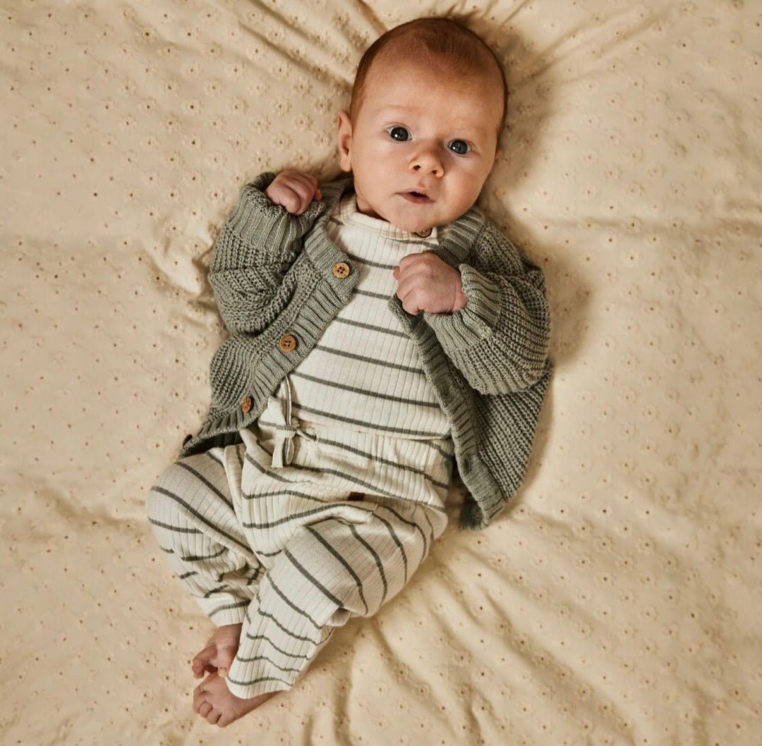 Conjunto Bebé Body+Pantalón Coconut Milk Lil' Atelier - Name It - PetitGegant