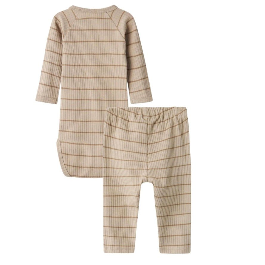 Conjunto Bebé Body+Pantalón Pure Cashmere Lil' Atelier - Name It - PetitGegant