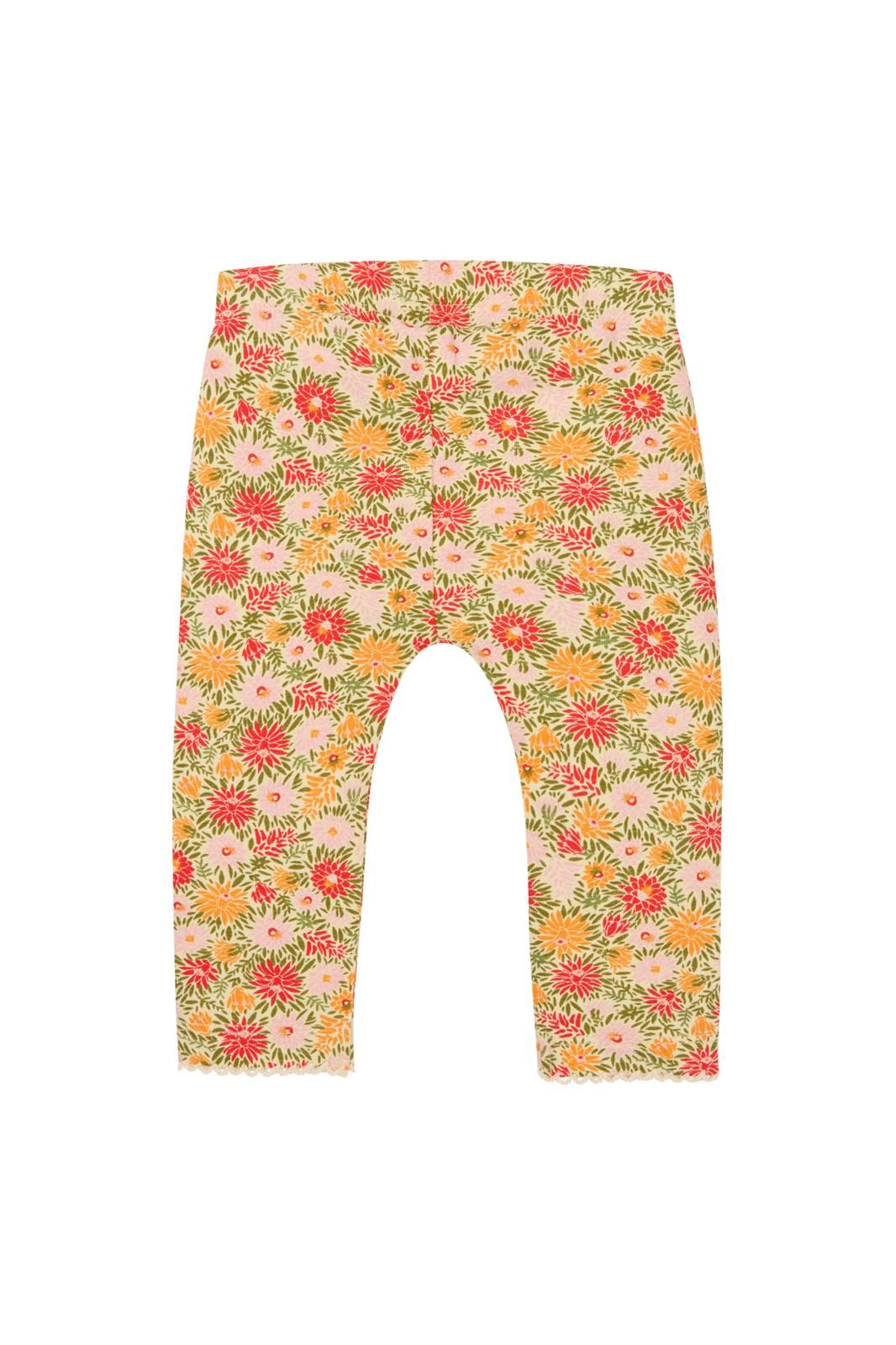 Conjunto Bebé Camiseta+Leggings Floral Orange Noppies - Noppies - PetitGegant