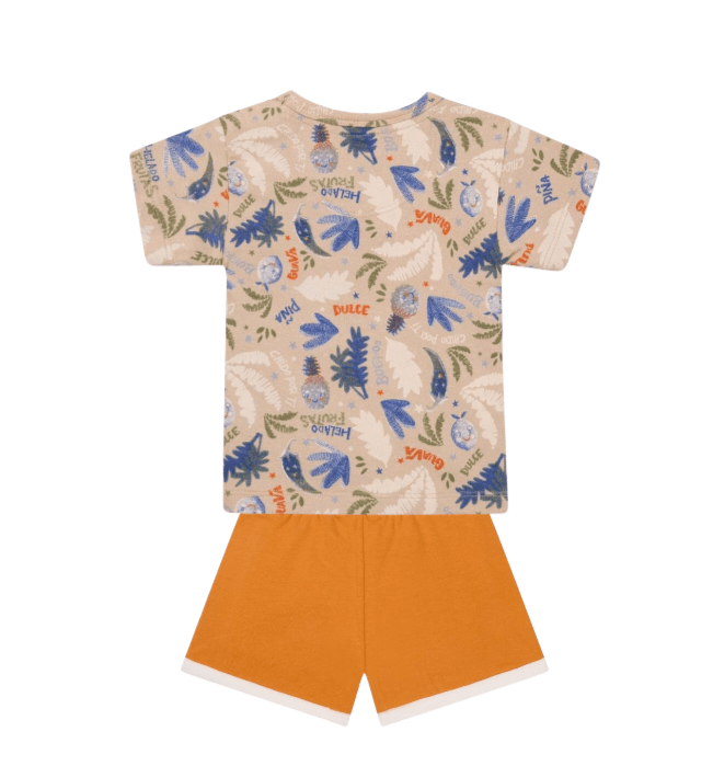 Conjunto Bebé Camiseta+Shorts Fruit Pattern Noppies - Noppies - PetitGegant