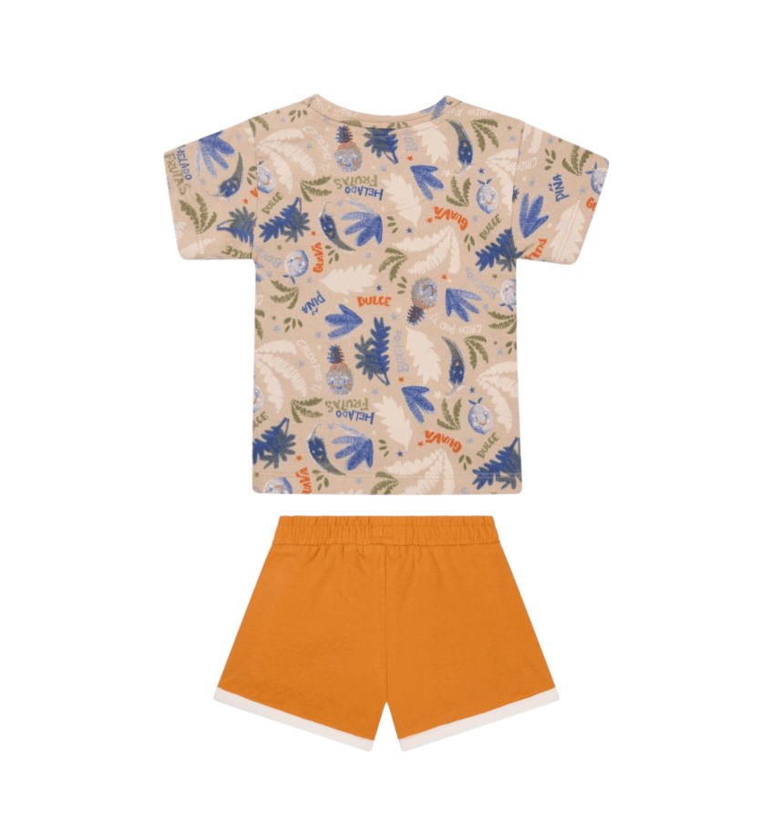 Conjunto Bebé Camiseta+Shorts Fruit Pattern Noppies - Noppies - PetitGegant