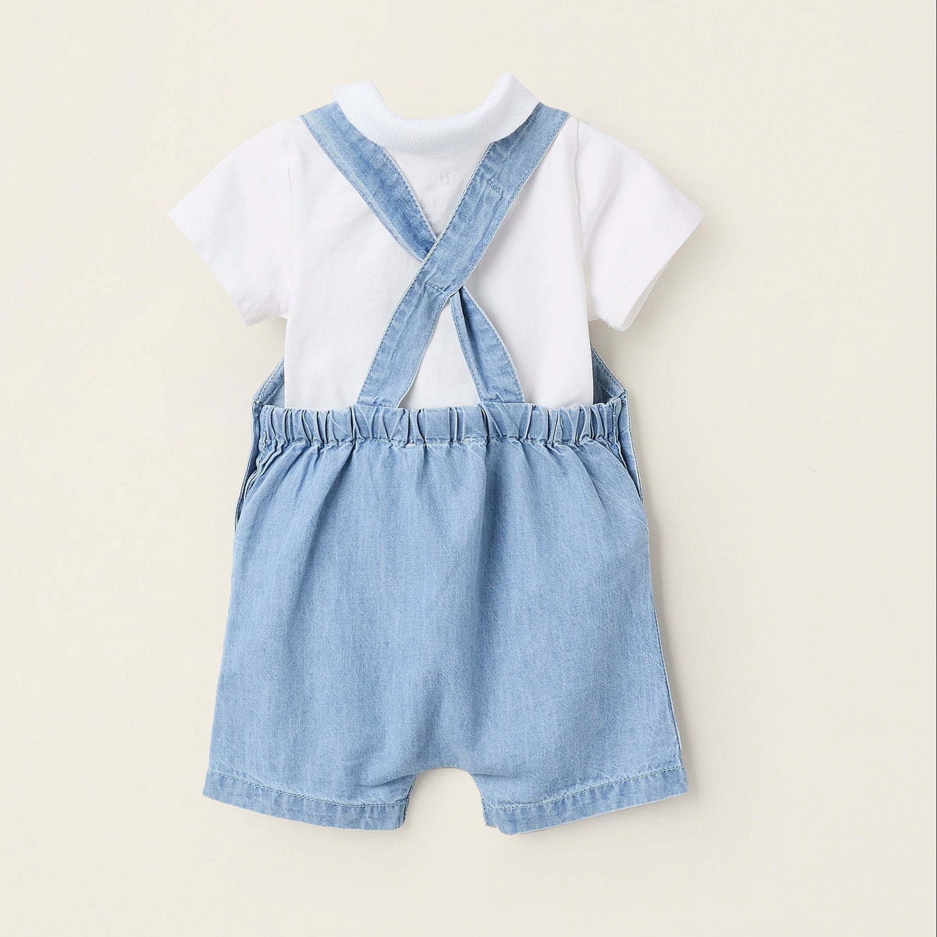 Conjunto Bebé Mono Denim+Body/polo Blanco Zy - Zippy - PetitGegant