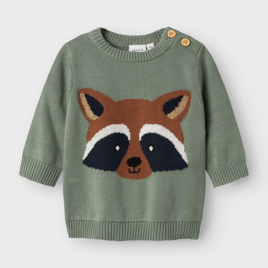 Conjunto bebé Raccoon Green/Blue Name It - Name It - PetitGegant