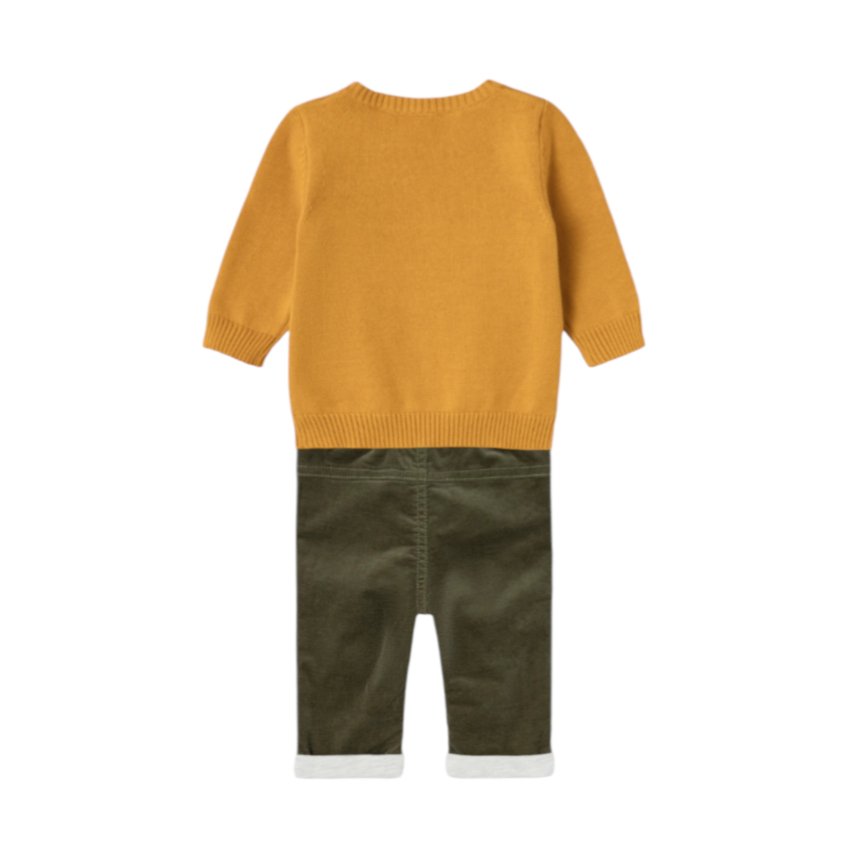 Conjunto bebé Raccoon Yellow/Green Name It - Name It - PetitGegant