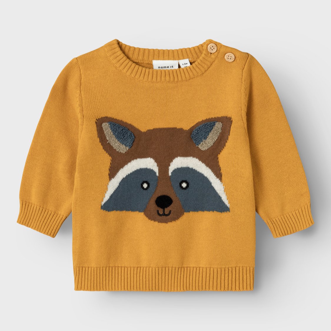 Conjunto bebé Raccoon Yellow/Green Name It - Name It - PetitGegant